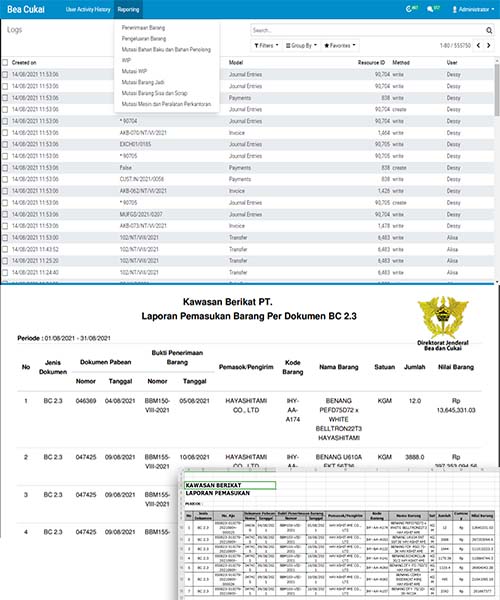 modul Beacukai-report
