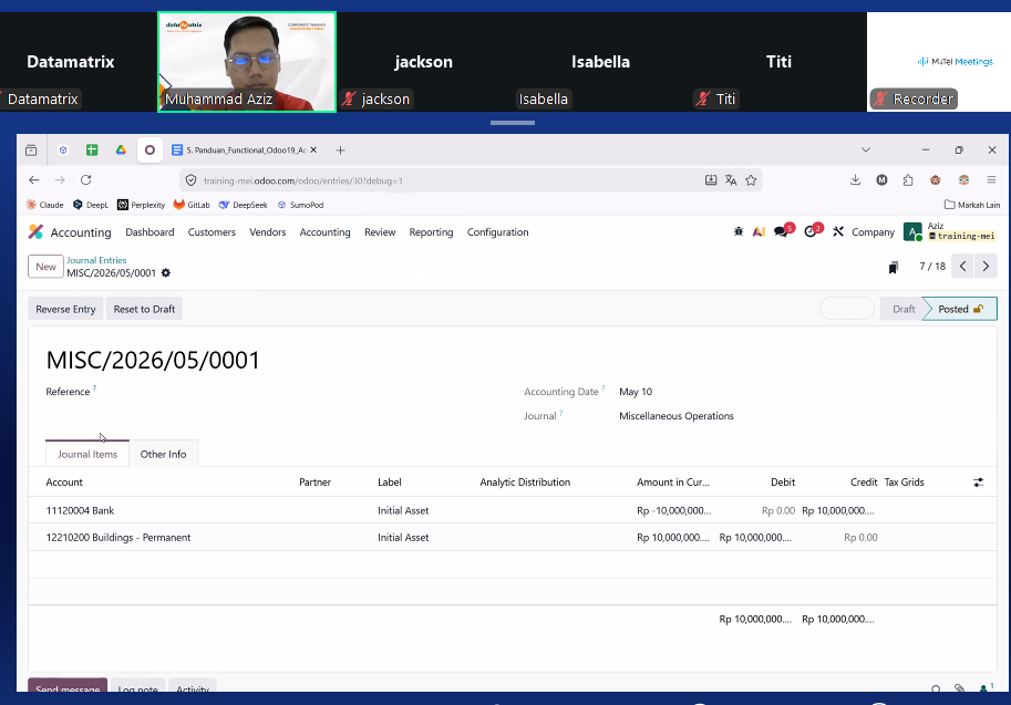 Odoo Functional Training
