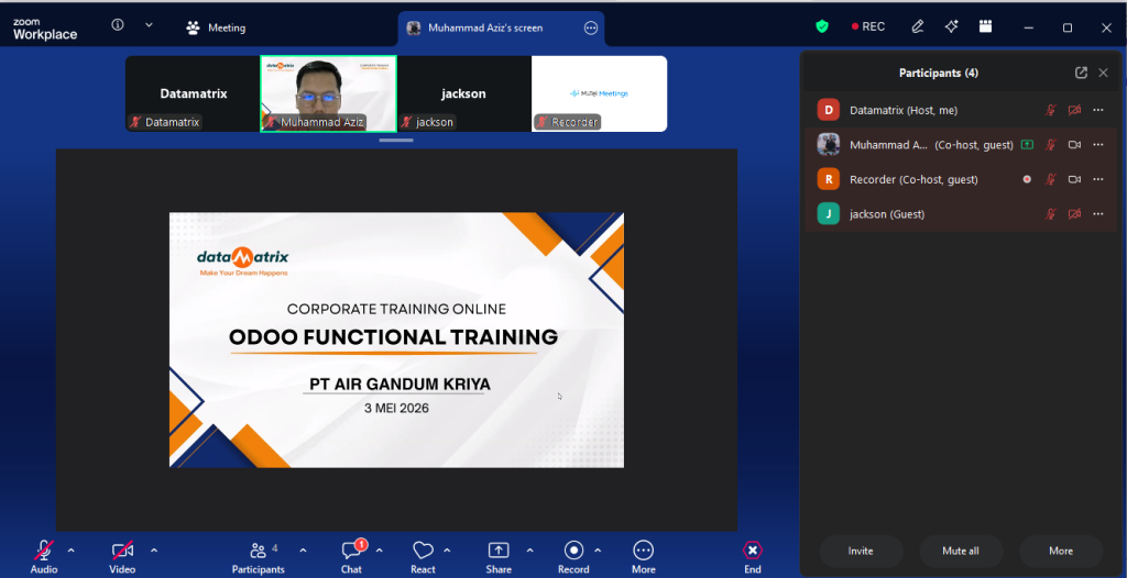 Odoo Functional Training